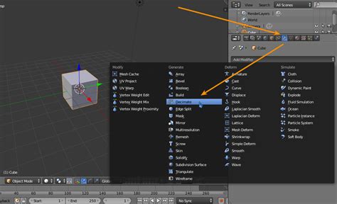 decimate blender|Decimate modifier is not applying / making any changes